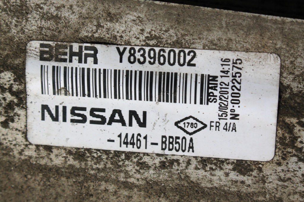 Інтеркулер радіатор повітря nissan qashqai j10 1.6 dci рестайлінг  09-13 Київ