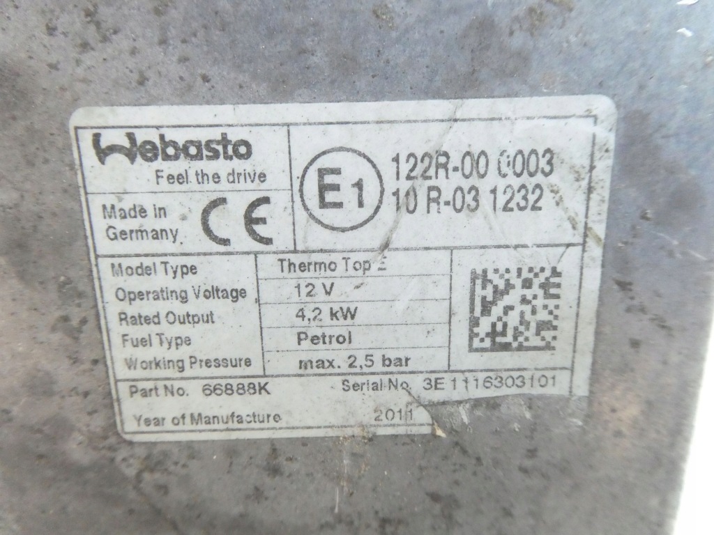 фото №5, Обігрівач стояночний webasto 4.2kw 12v 66724c 66888k
