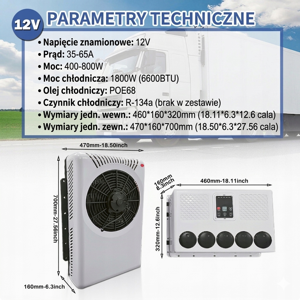 Кондиционер габаритная split 12v new model 2026 грузовые кемпинговое agro Цена