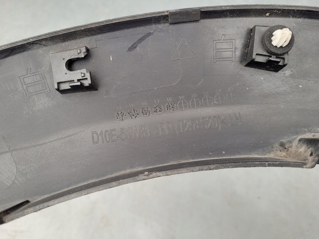 фото №10, Mazda cx3 cx-3 15-18 2015-2018 молдинг na крила лівий передній перед