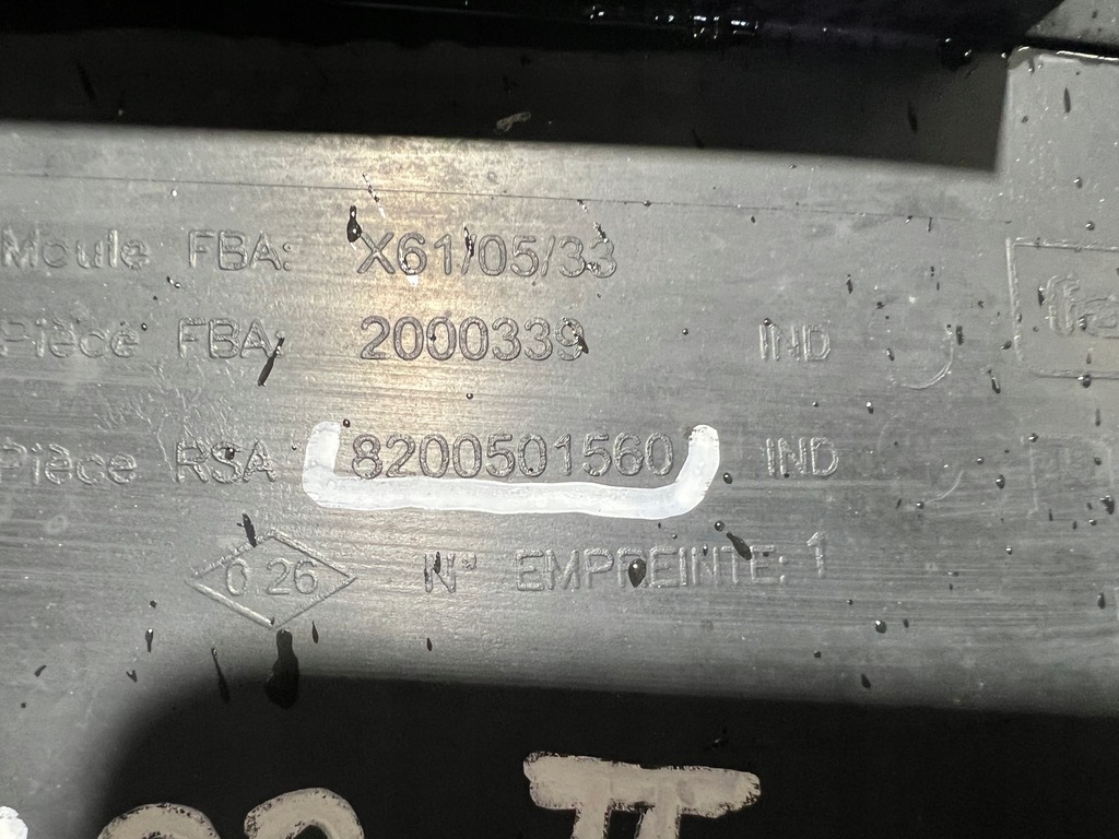 фото №9, Kangoo ii 08-13 балка бампера передняя dół плита