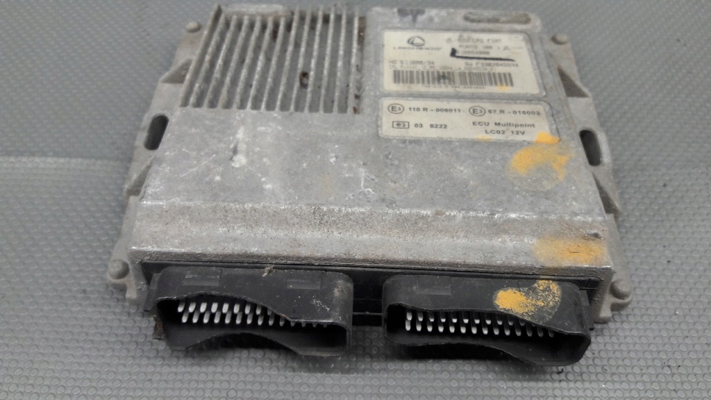 фото №1, 616654000 бортовий комп'ютер блок керування fiat punto 1.2