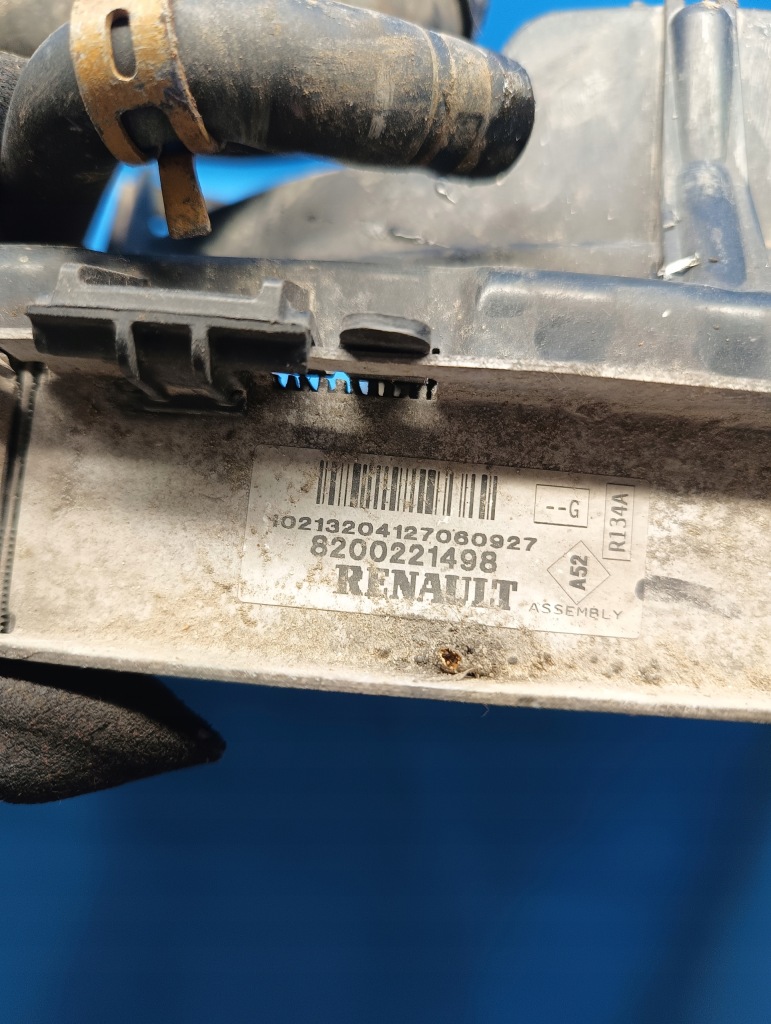Радіатор води кондиціонера вентилятор комплект  renault clio 3 1.6 16v Доставка