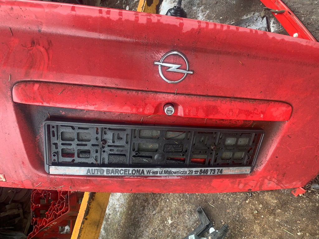 фото №6, Кришка багажника задня багажника opel astra g червоний