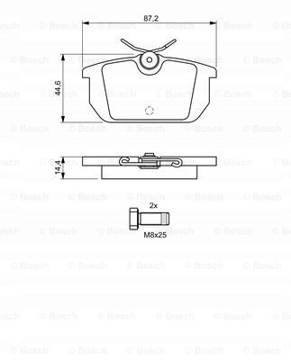 фото №2, Тормозные диски тормозные колодки перед bosch alfa gtv 2.0 t.spark