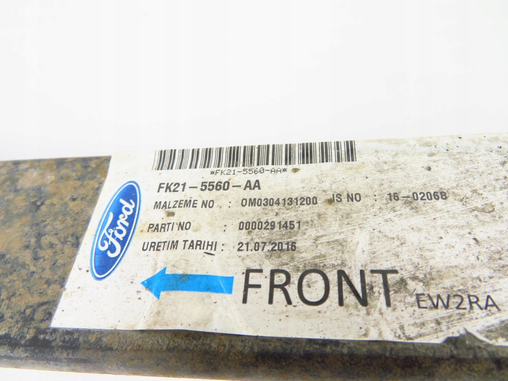 фото №3, Ресора задня ford transit custom fk215560aa