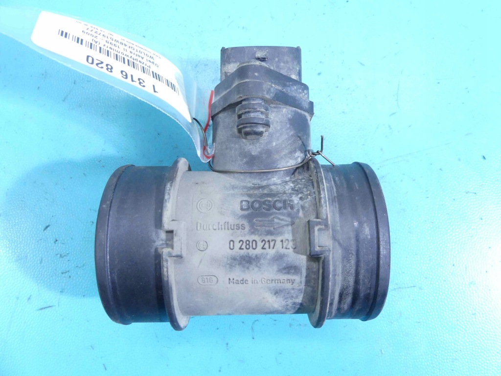 фото №1, Расходомер opel astra ii g 0280217123 1.2 16v