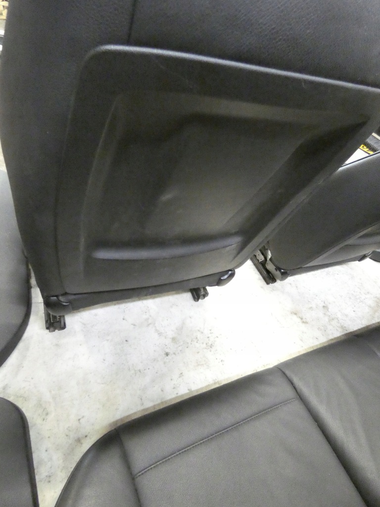 фото №13, Bmw x1 e84 сидіння оббивка шкіряний заднє сидіння czarna шкіра комплект