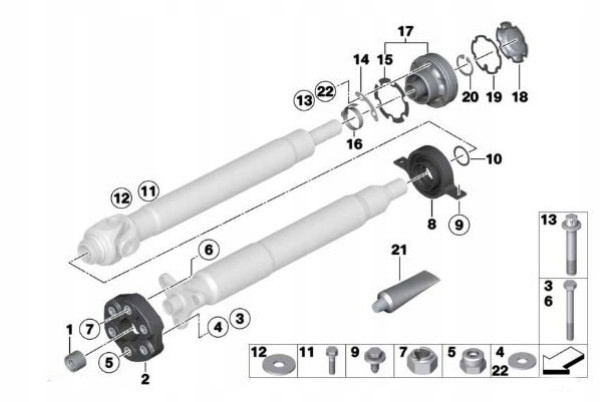 фото №1, Гайка bmw 3 f30