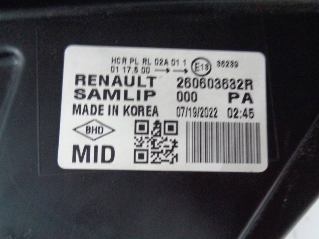 фото №8, Лампа левая фара renault arkana full led 21-