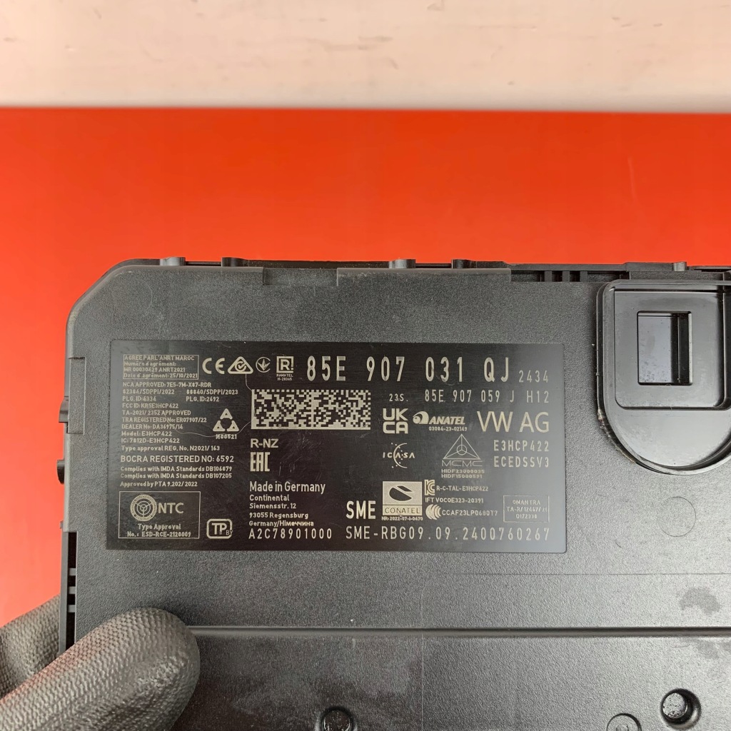 Audi q4 e-tron блок керування / модуль комфорту bcm 85e907031qj Зі Шроту