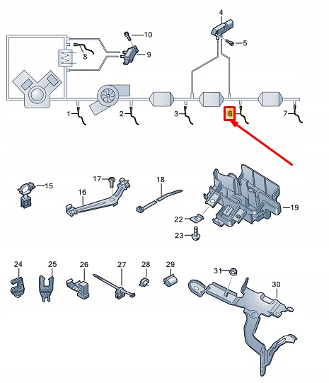 фото №1, Audi a8 d5 передня частина nox датчик 4n0907807n