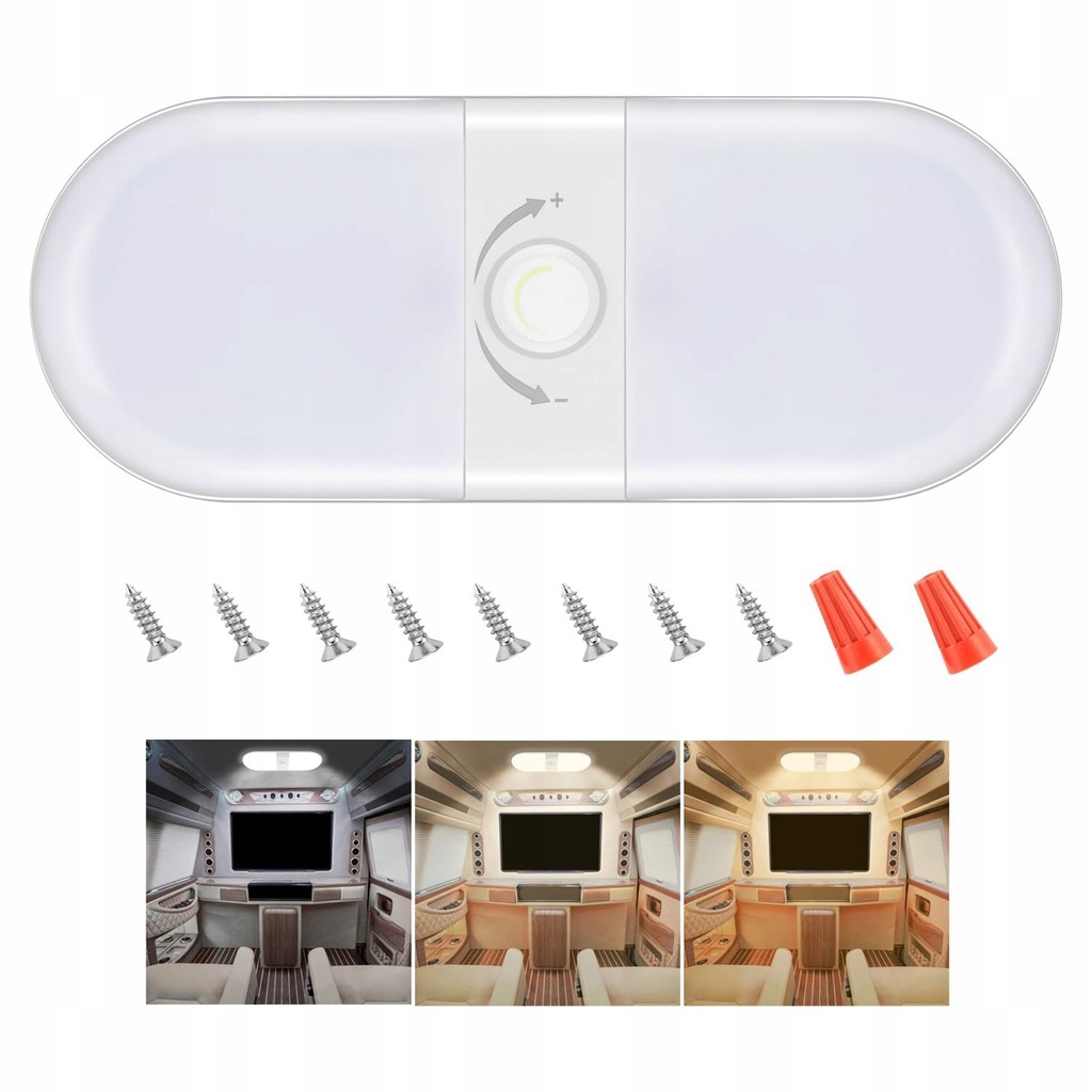 фото №1, Лампа led 12v потолочная do kampera rv прицеп kempingowa