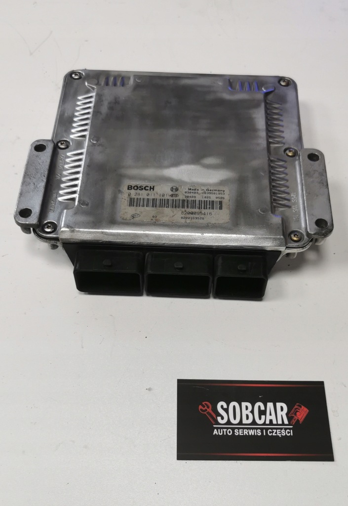 фото №1, Бортовой компьютер блок управления двигателя 0281011101 renault laguna 1.9 dci