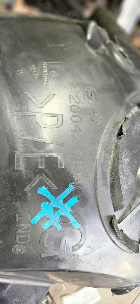 фото №9, Подкрылок renault kangoo ii 2008-2022 левый перед часть передняя orginał