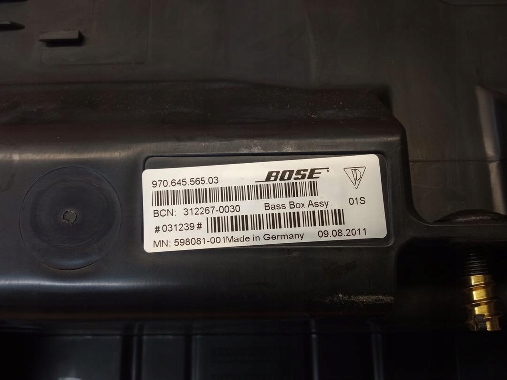 фото №7, Сабвуфер bose porsche panamera i 970 97064556503
