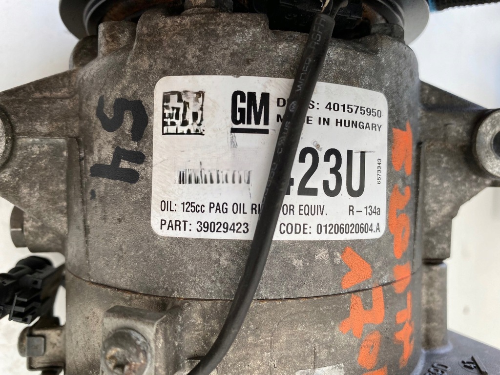 фото №7, Opel zafira c компрессор компрессор кондиционера 39029423