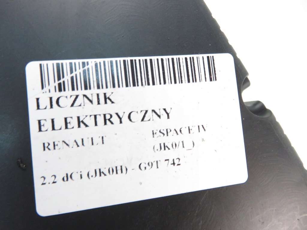 фото №9, Счетчик renault espace iv 2.2 dci p8200392366b