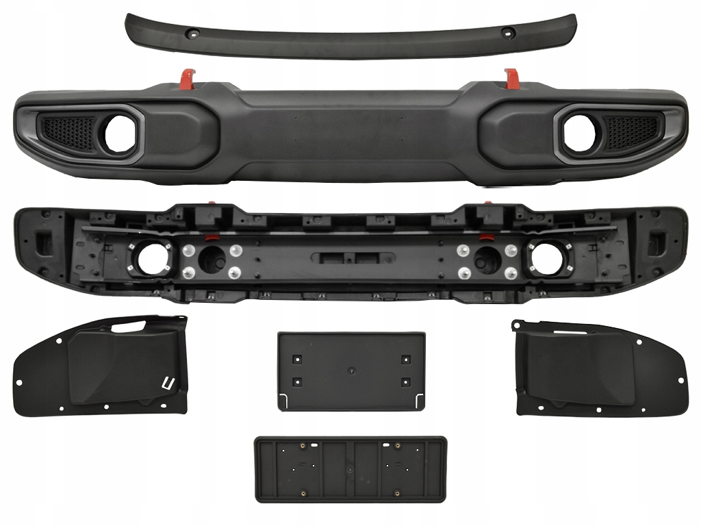 фото №1, Бампер передній wrangler jl 2018+ rubicon sahara 6bu44rxfaa bez pdc