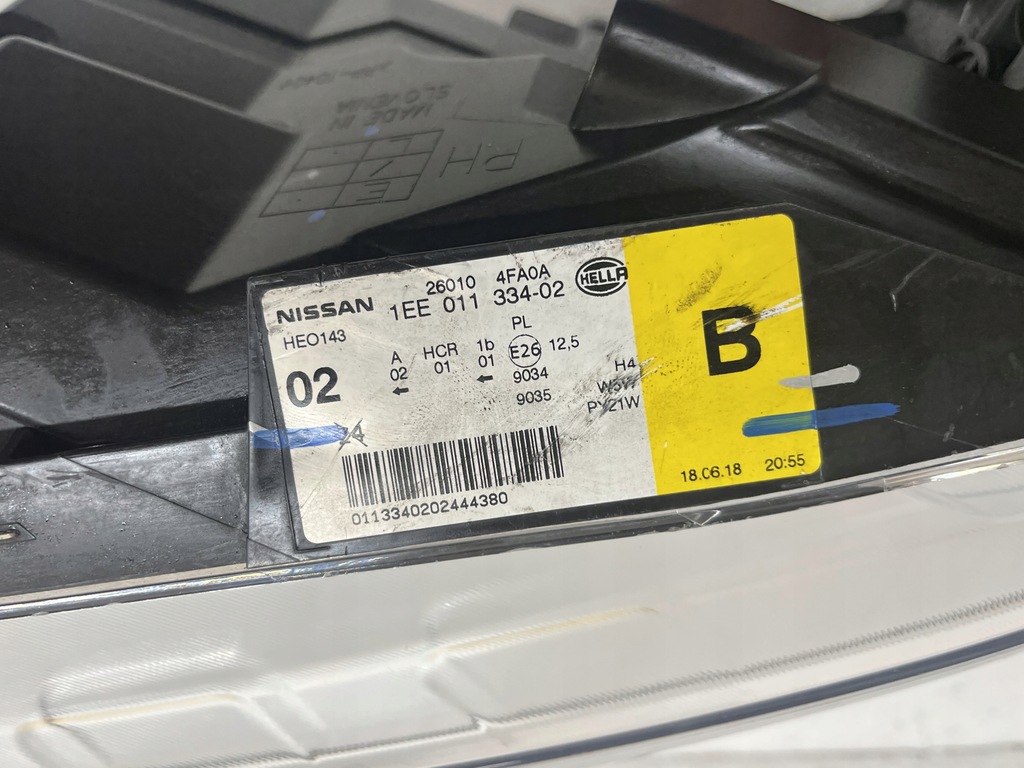 фото №13, Nissan e nv e-nv nv200 фара правый 26010-4fa0a org wys 24h fv