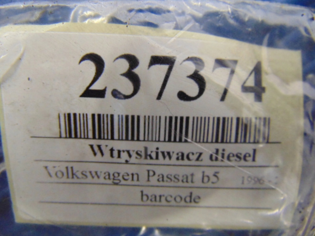 Volkswagen passat b5 1.9d форсунка дизель 4шт комплект 0414720216 Зі Шроту