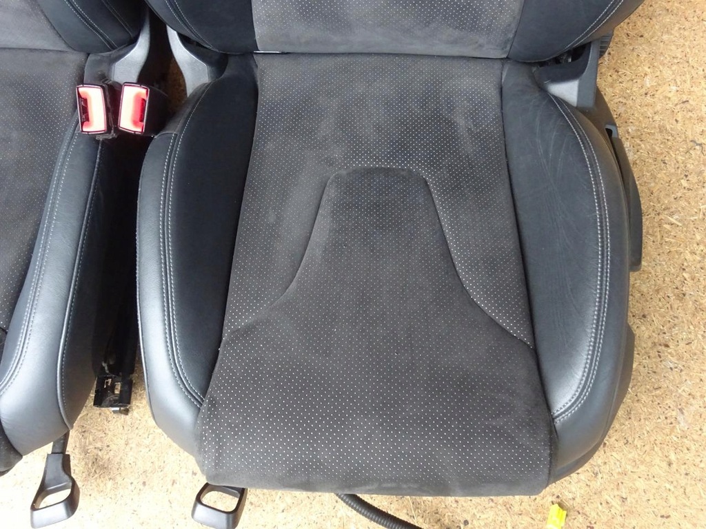 фото №11, Audi tt 8j coupe обивка сиденья заднее сиденье задняя кожа alcantara комплект s-line