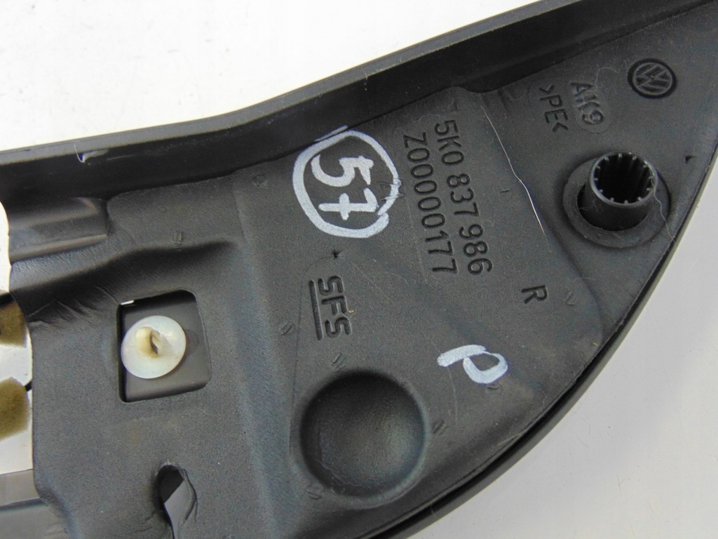 фото №7, Заглушка зеркало правая vw golf vi 5k0837986