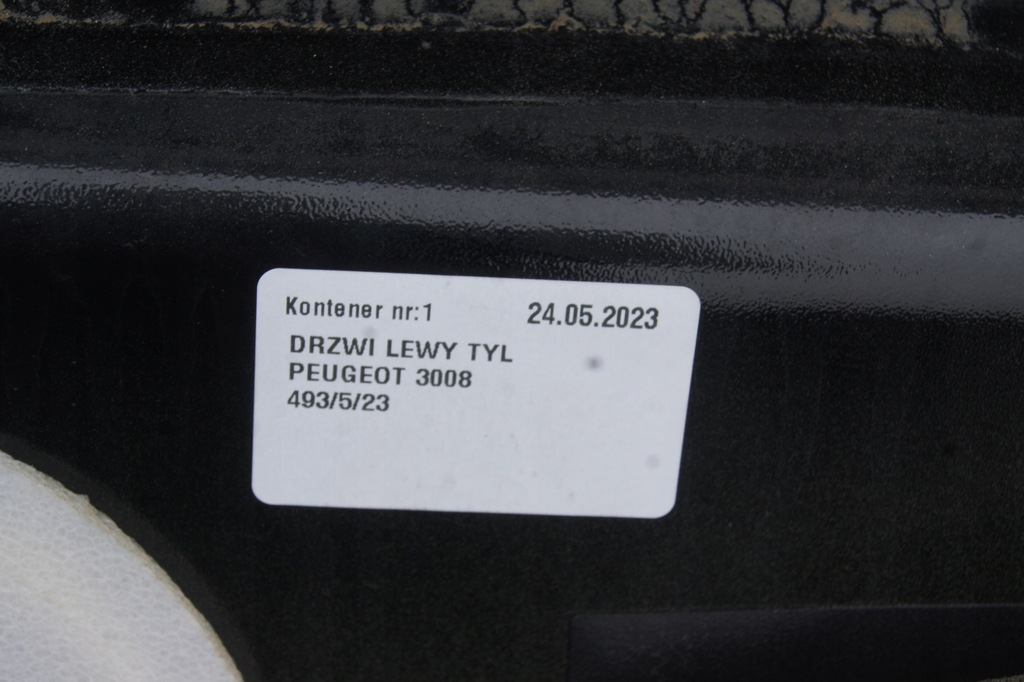 фото №10, Дверь левый задняя peugeot 3008 i