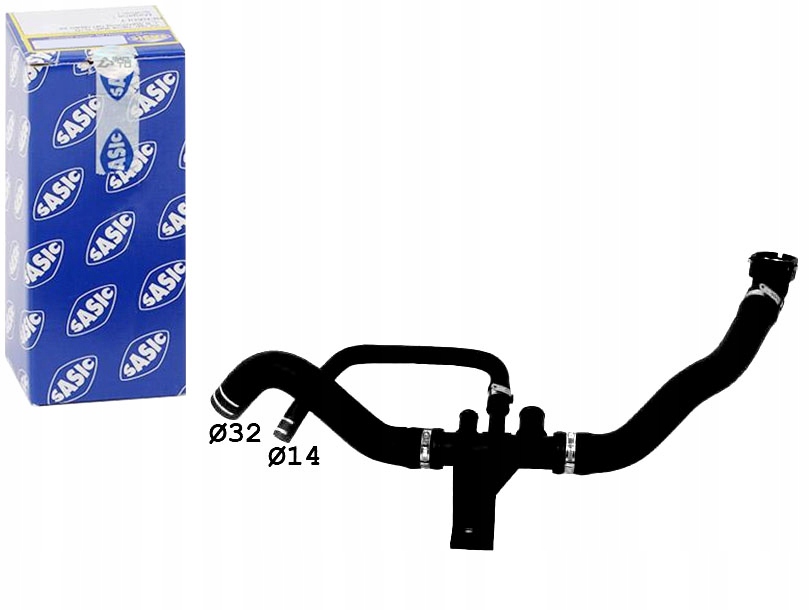 фото №1, Sas3400206 шланг радіатора citroen jumper 2.2 hd