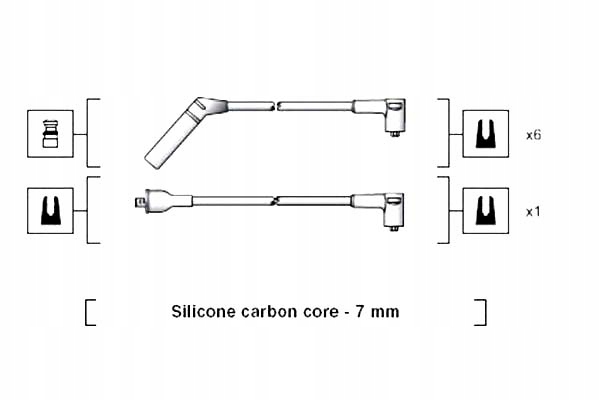 фото №2, Magneti marelli дроти запалювання chrysler le bar