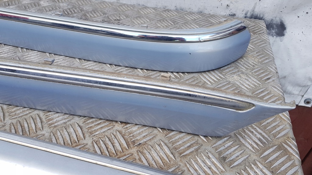 фото №12, W220 накладки декоративные бампера задняя комплект 347