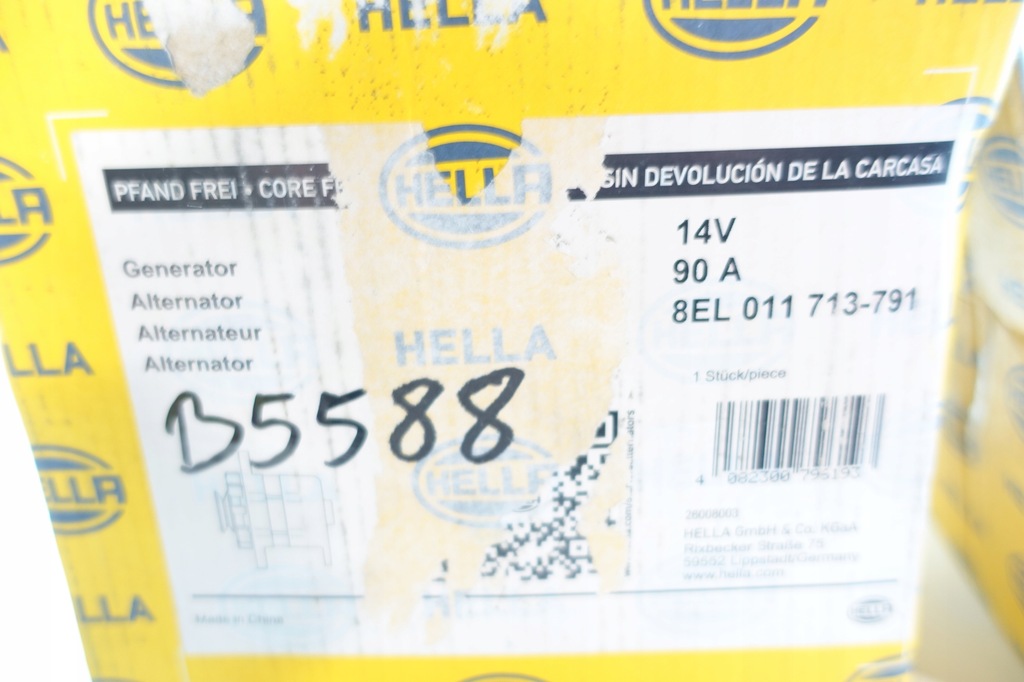 фото №10, Генератор hyundai i20 i30 ix20 kia ceed venga 373002b700 373002b710 hella