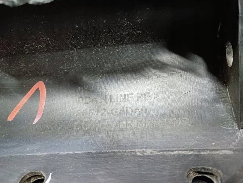 фото №14, M31 hyundai i30 iii n-line спойлер накладка бампера перед 86512-g4da0