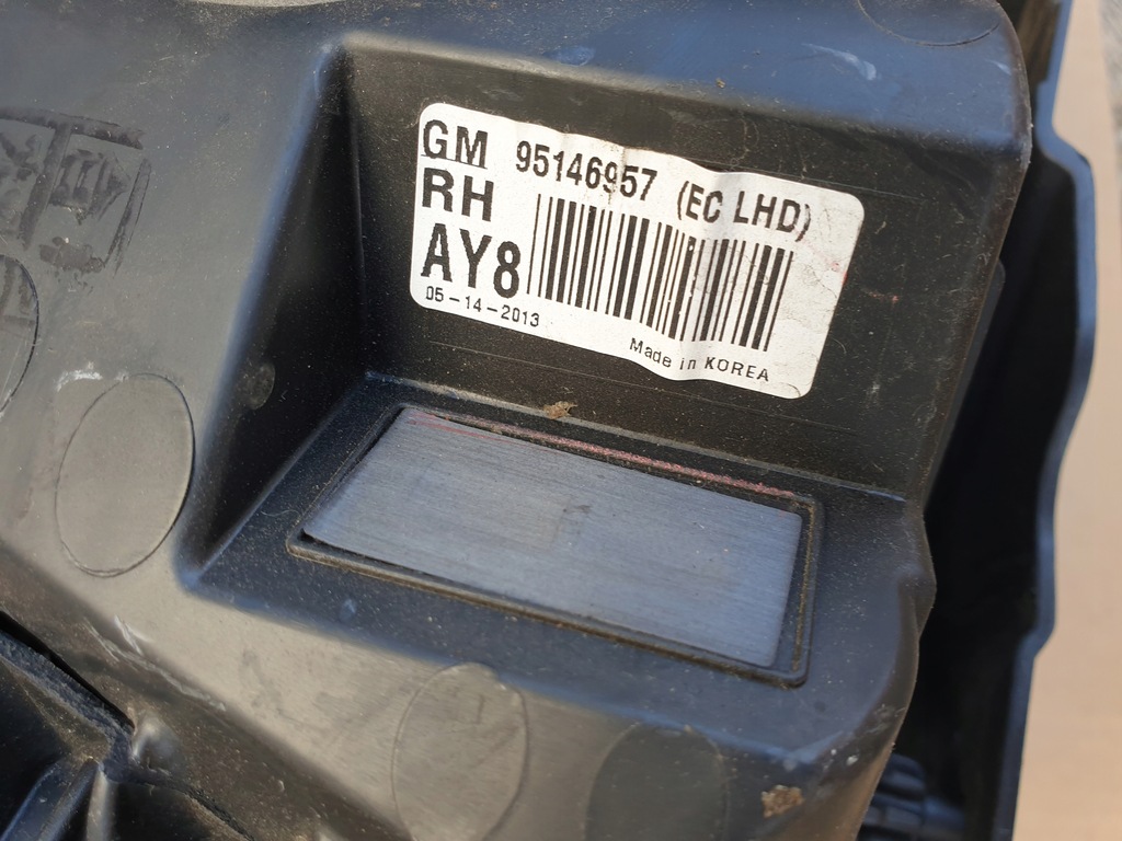 фото №13, Chevrolet trax traks лампа передняя перед правая