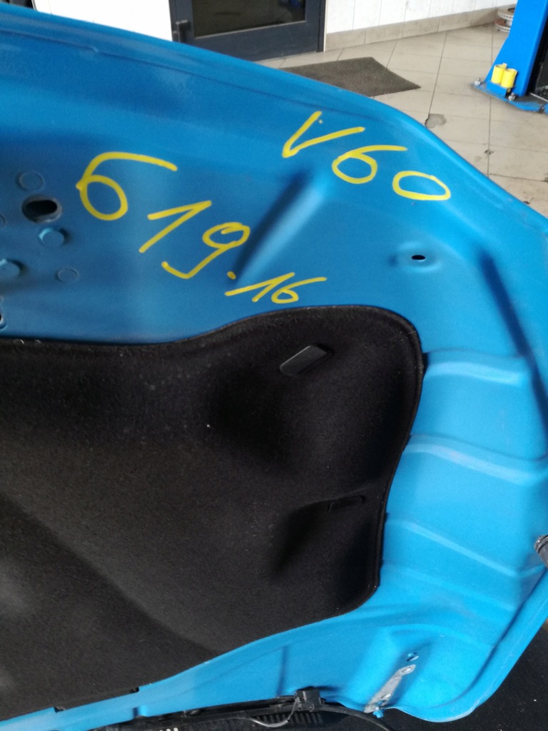 фото №10, Volvo v60 i s60 ii lift 2013 - 2018 rok капот 619-16