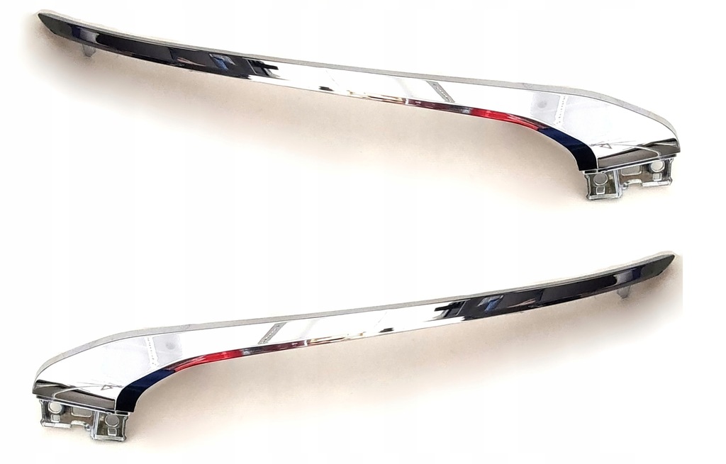 фото №7, Mitsubishi asx 19- накладки бампера передний комплект 4 штуки