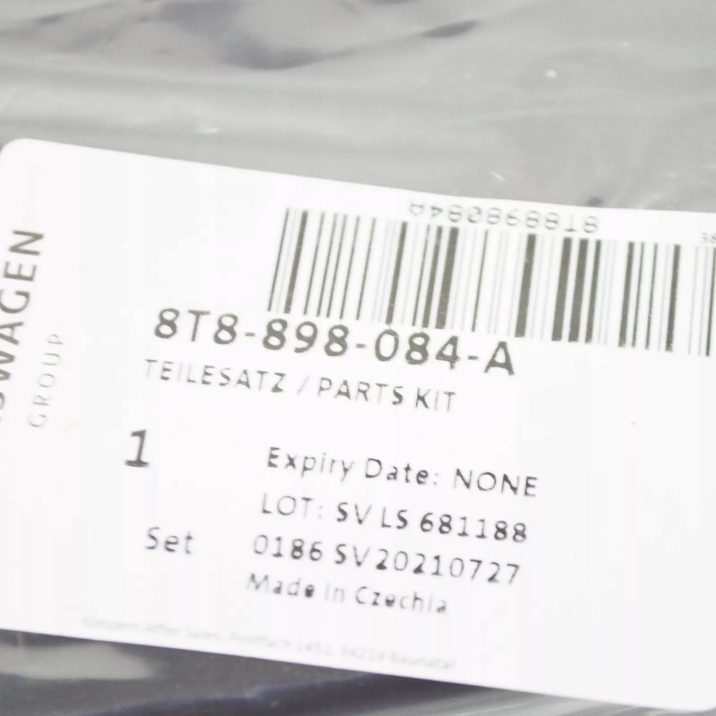 фото №7, Audi a5 8t3 набор ремонтный кронштейн полка задний 8t8898084a