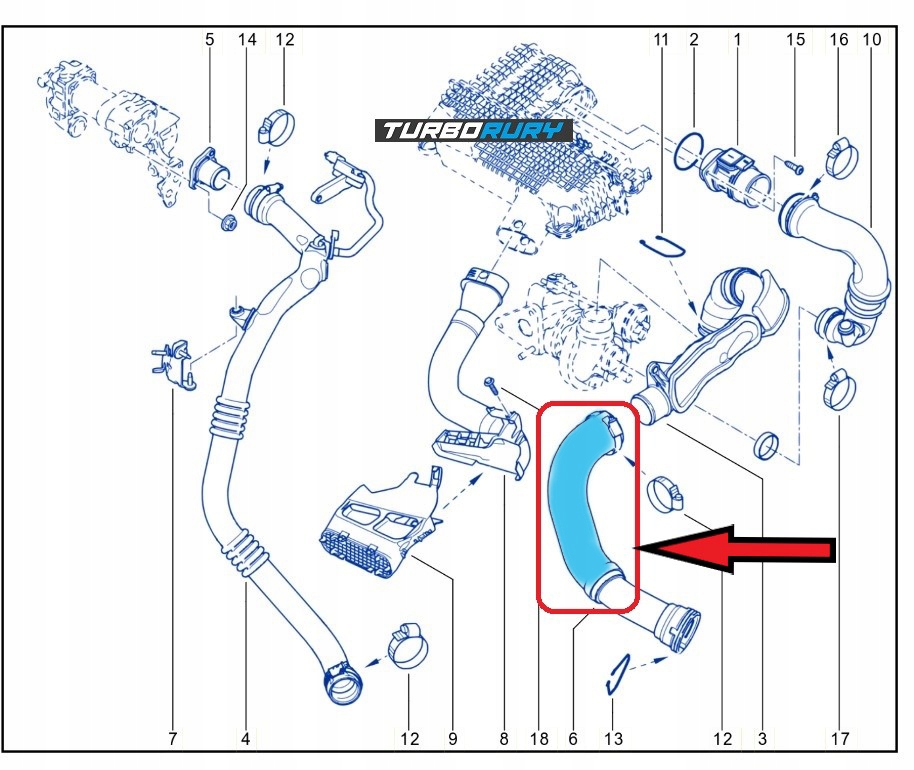 Шланг труба патрубок turbo інтеркулер renault twingo ii 1.5 dci 8200883398 Зі Шроту