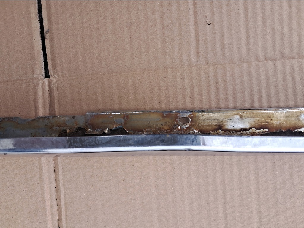 фото №8, Левый хром бампера передний mercedes 107 sl slc 1078850501