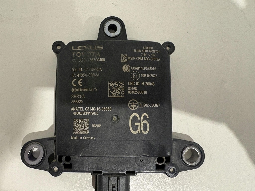 фото №7, Toyota yaris cross радар датчик мертвого pola 88162-0d010