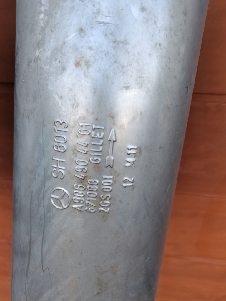 Mercedes sprinter 906 система выхлоп гаситель конечный Оригинал