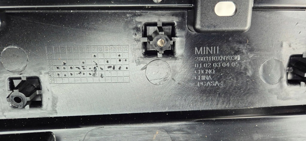 Mini aceman j05 24- абсорбер / усилитель бампера перед оригинал Киев