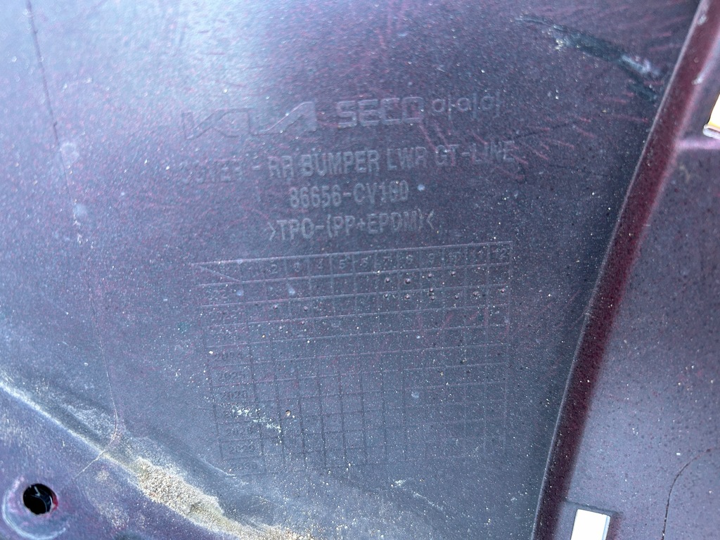 фото №15, Kia ev6 gt-line бампер задняя оригинал 86656-cv100