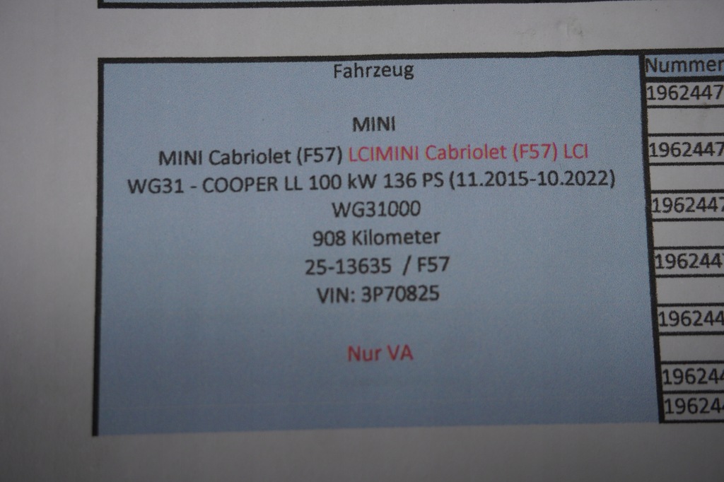фото №10, Підвіска задня mini f55 f56 f57 8842877 4098613