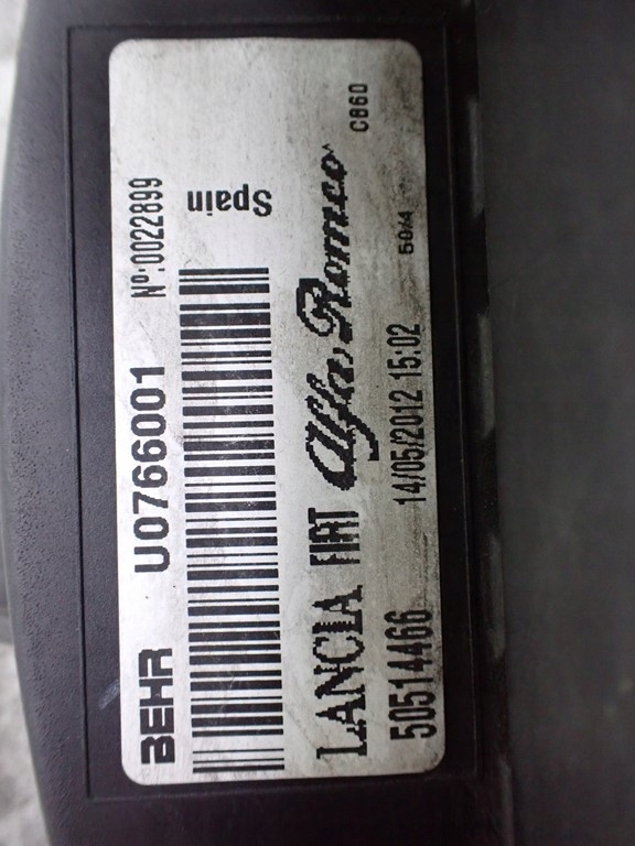 фото №8, Комплект радиатор вентилятор 1.4 tb giulietta 12r