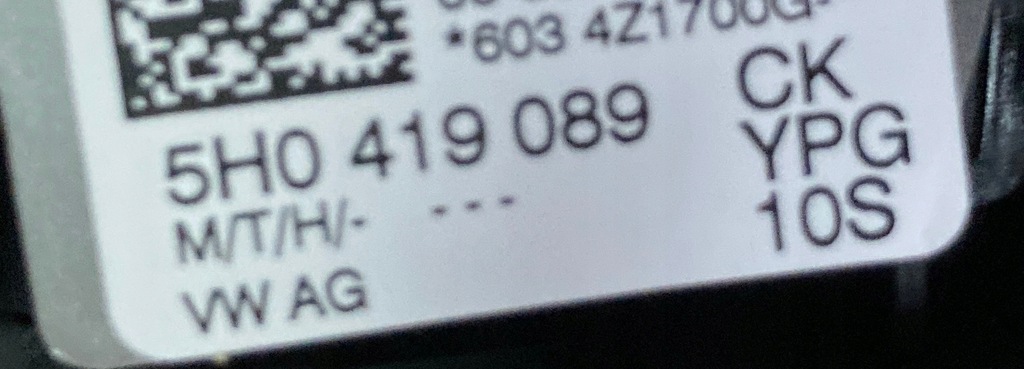 фото №8, Vw golf 8 arteon r воздуховод виртуальный 5h0419089ck