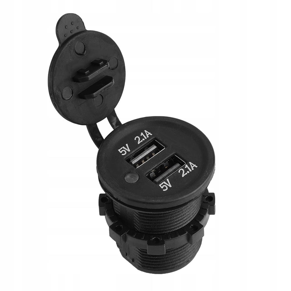фото №9, 5v 2.1a двойной зарядное устройство usb адаптер do прикуривателя автомобильный żeńskie