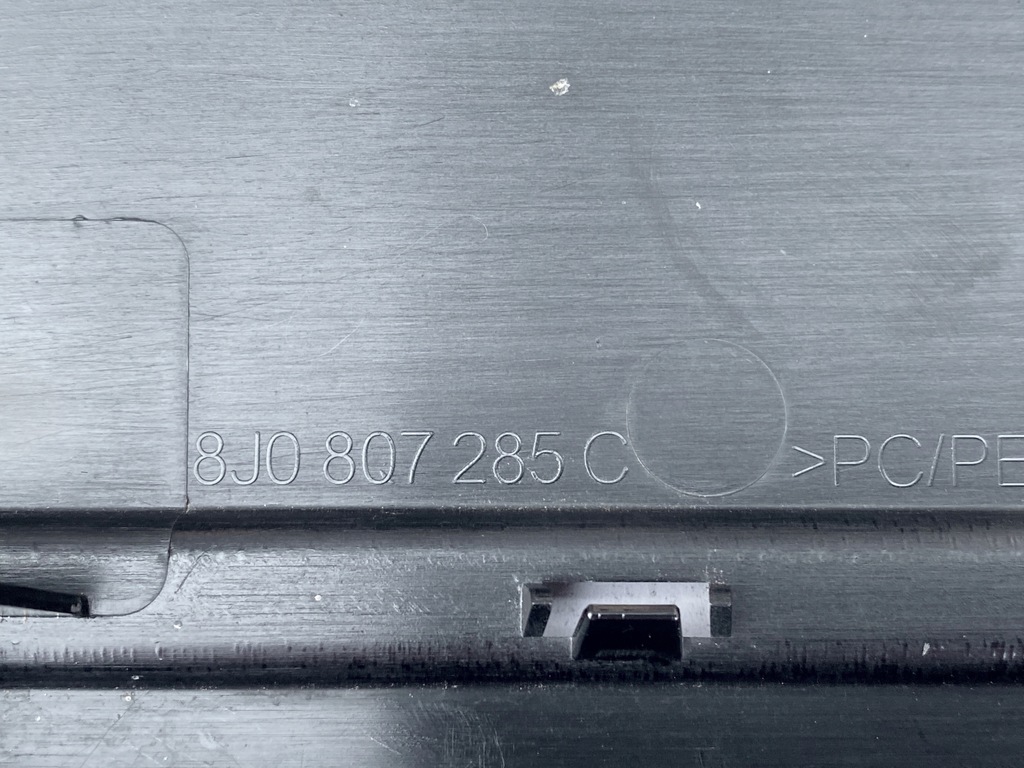 фото №9, Підкладка pod номерний знак рамка молдинг audi tt 8j0 aso