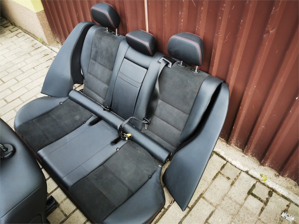 фото №9, Mercedes c-klasa w204 sedan lift amg 11-14 салон сидіння заднє сидіння шкіра