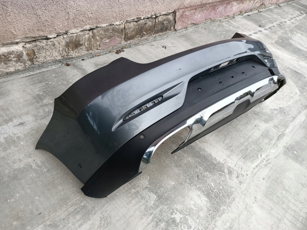 Mercedes gle w292 a2928850025 бампер задні a2928850125 + дифузор + хром Недорого